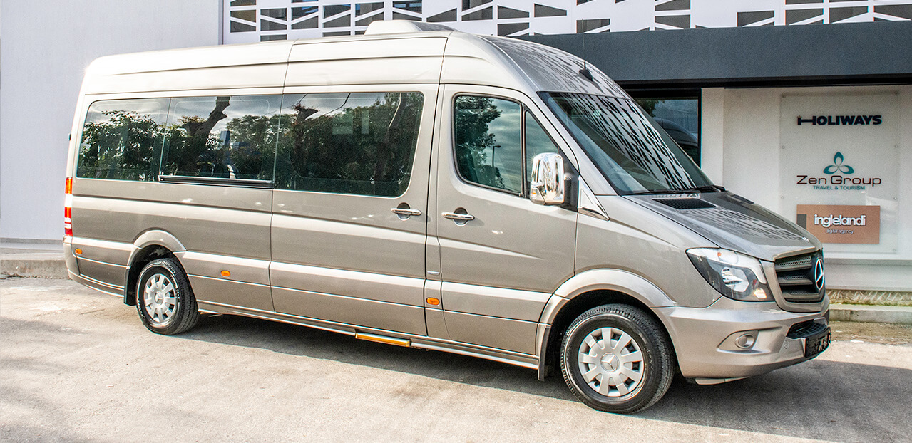 Zen Group High Quality Taxi and Minivan Transfers in Crete - mini bus fleet