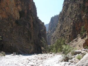 Samaria Gorge in Crete