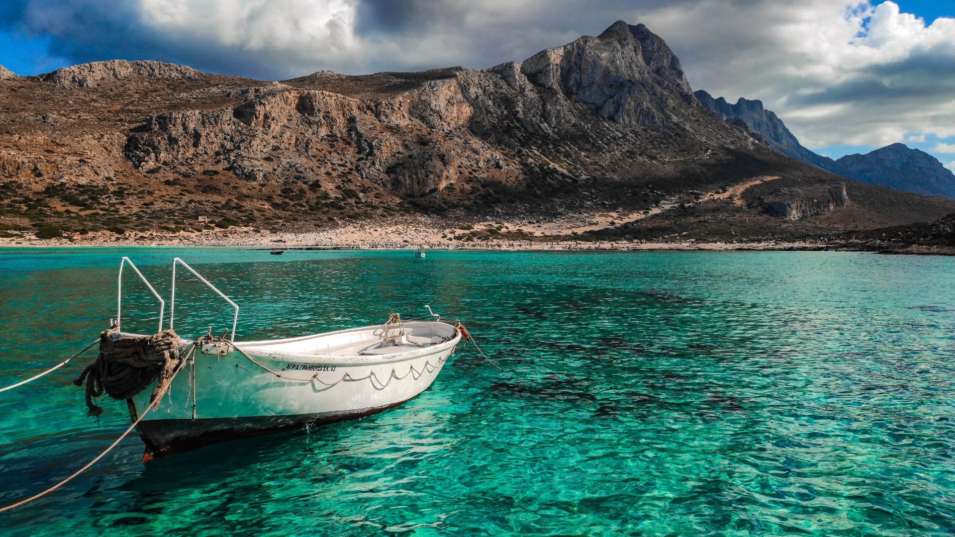 a boat in Crete 